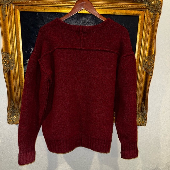 We the Free Care FP Eastwood Tunic in Rhubarb Heather Sweater Size Medium - Picture 5 of 5